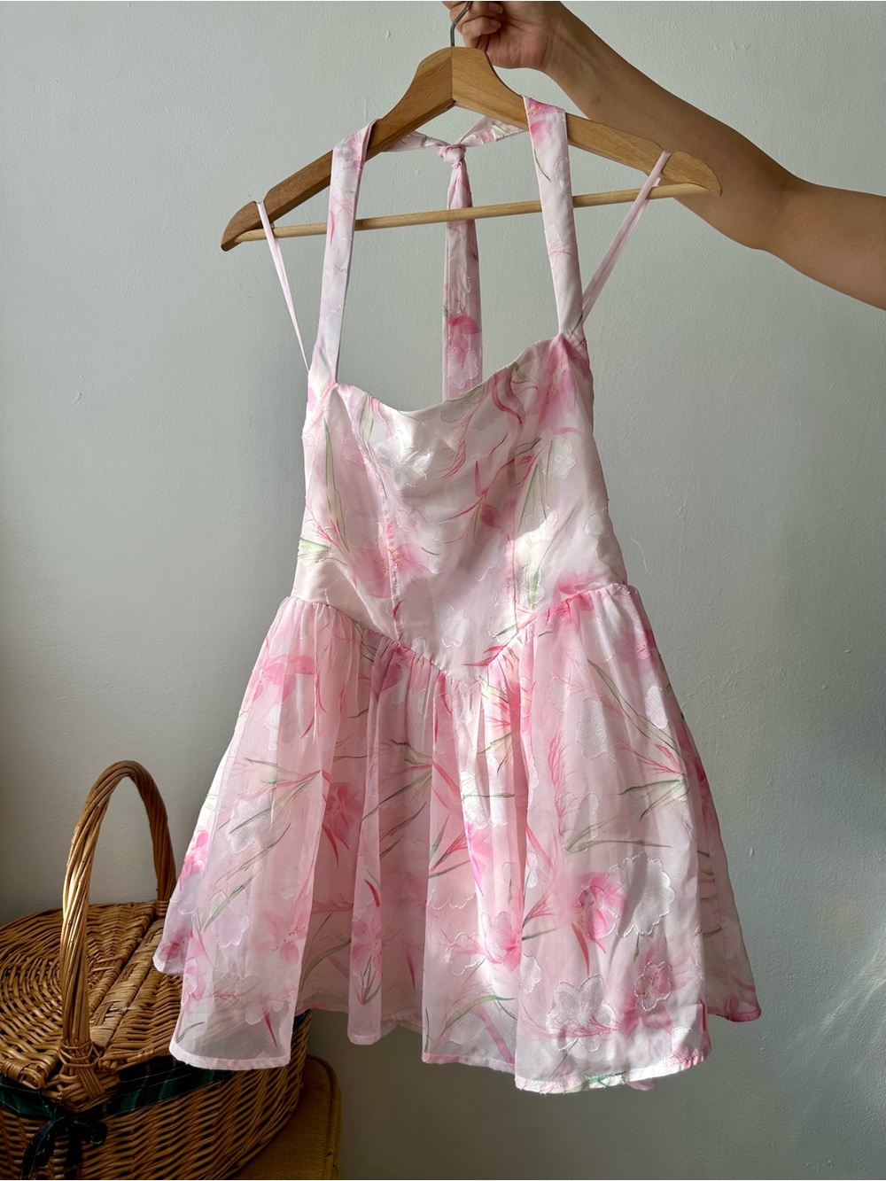 New With tags Windsor Boutique pink floral mini dress XS